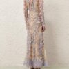 Robe mi-longue Rebellion Button en Cream Aviary en ligne Robe mi-longue Rebellion Button en Cream Aviary en ligne