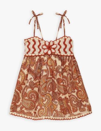 Robe pour enfant Patience Poolside Paisley Mustard en ligne