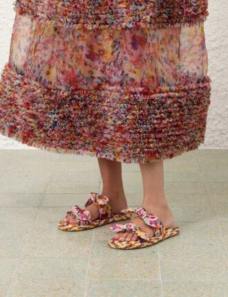 Sandales Carousel à motif floral multicolore en ligne