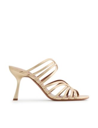 Sandales mules Aura 85 Gold en ligne