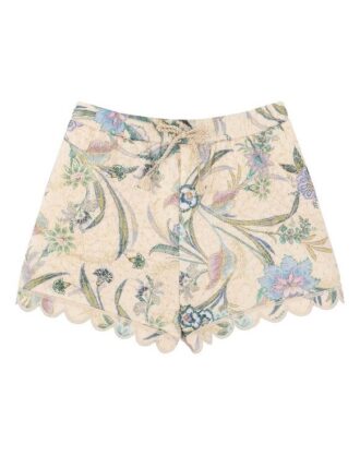 Shorts matelassés Indra pour enfant, motif floral « Cream Scarf », en ligne
