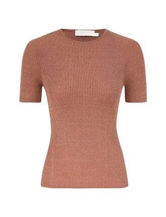 T-shirt Wanderlust métallisé rose poudré métallisé en ligne