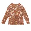 Tops anti-UV pour enfants Patience, motif cachemire crème/orange, en ligne Tops anti-UV pour enfants Patience, motif cachemire crème/orange, en ligne